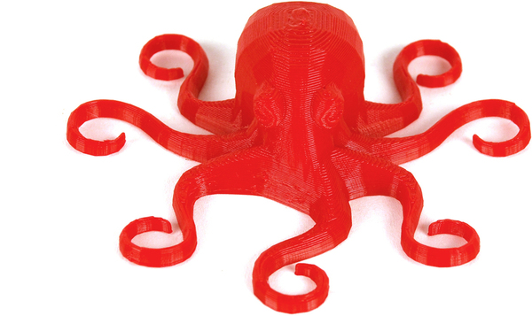 Medium Flexible Octopus 3D Printing 79034