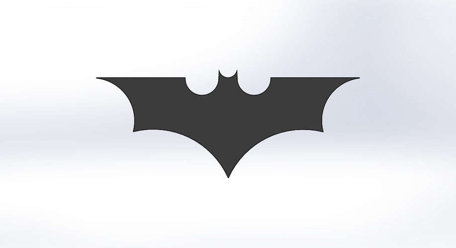 Batman Logo-1 3D Print 79066