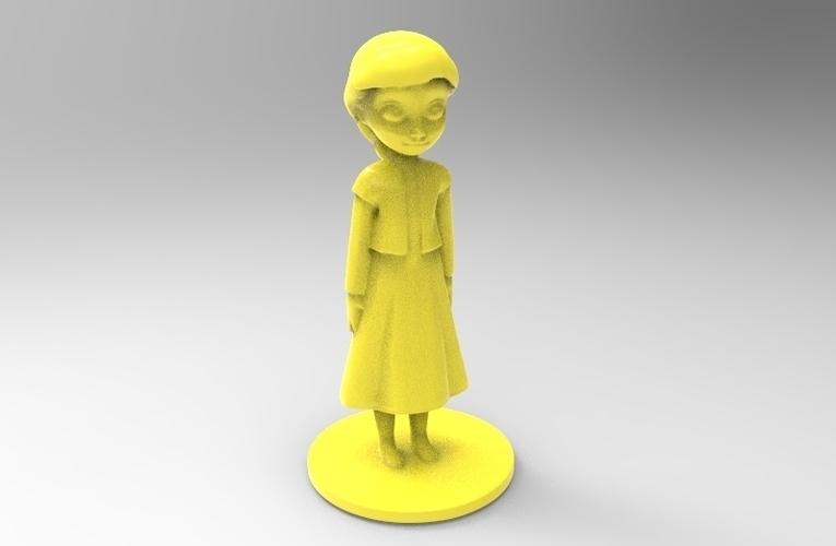 young elsa from frozen 3D Print 79095