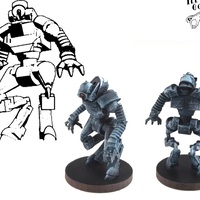 Small DARQ-9, 28mm Miniature 3D Printing 791