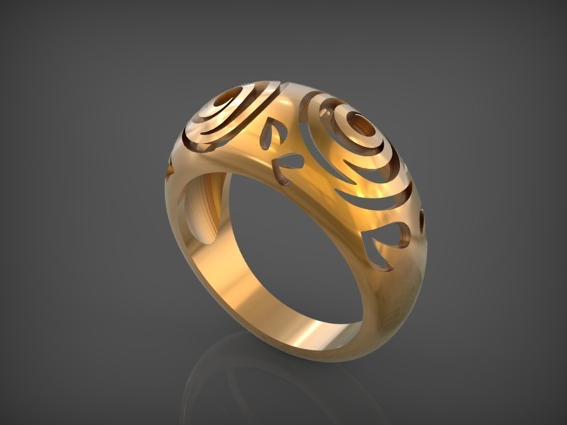 Rings Flowers STL