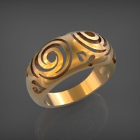 Rings Flowers STL - Thumbnail 3