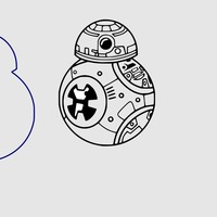 Star Wars BB8 cookie cutter - Thumbnail 2