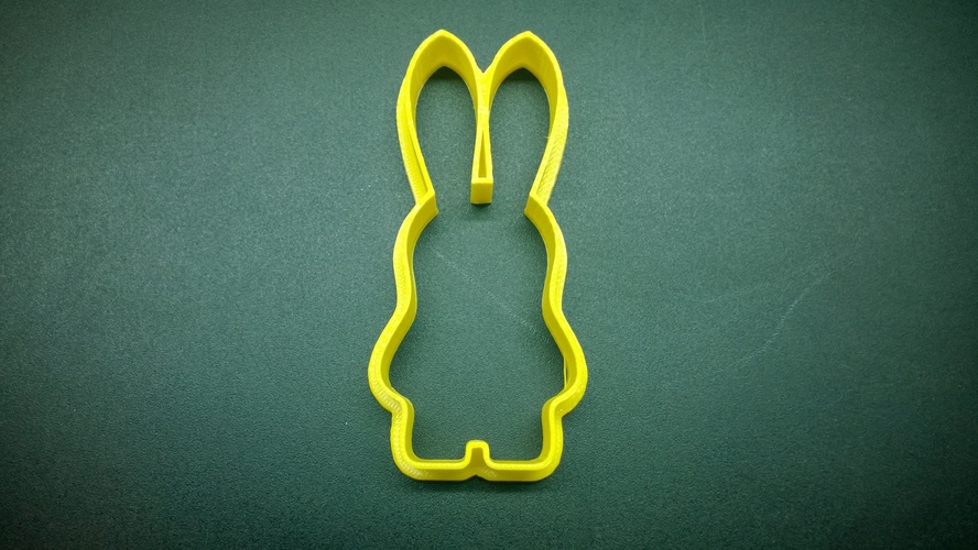 Bunny Cookie Cutter 3D Print 79151