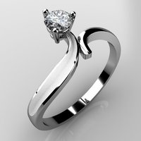 Small Pretty Ring 3D Printing 79330
