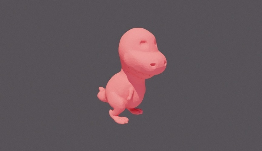 Tiny Dino 3D Print 79350