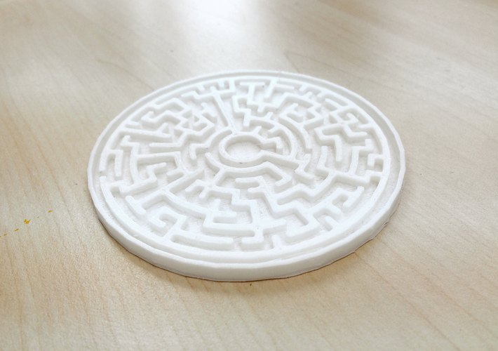 Maze Coaster 3D Print 79425