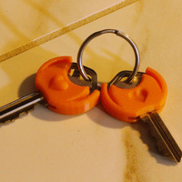 Small Tactile Key Cover (Heart) 3D Printing 79440