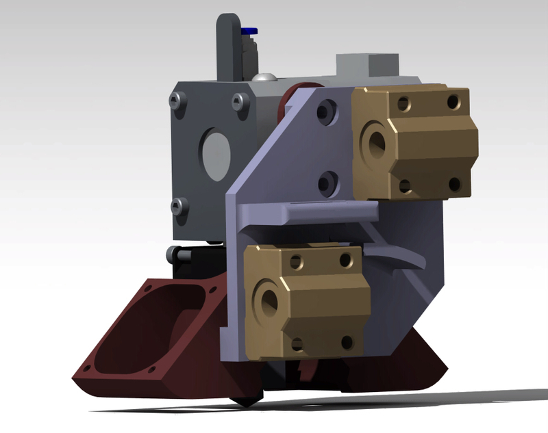DyzeXtruder Carriage for PrusaI3