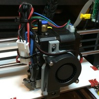 Small Adapter for Radial FAN  for DYZE Extruder 3D Printing 79450