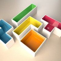 Tetris Flower Pot - Thumbnail 2