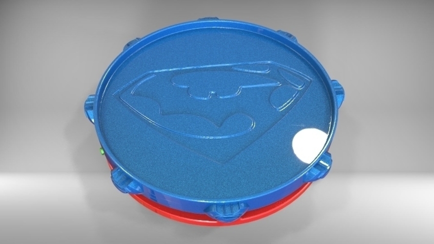 batman vs superman lazy susan 3D Print 79564