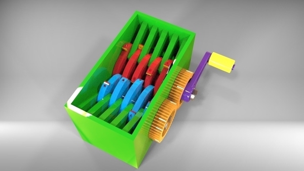 shredder with inserts