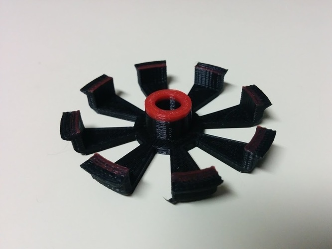 Filament insert for 8mm rod / 57.5mm spool hole - Migbot 3D Print 79642