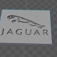 Small Jaguar logo 3D Printing 79666