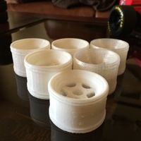 Tamiya F104 Rims for Rubber tires, and rims for 3d printed tires - Thumbnail 7