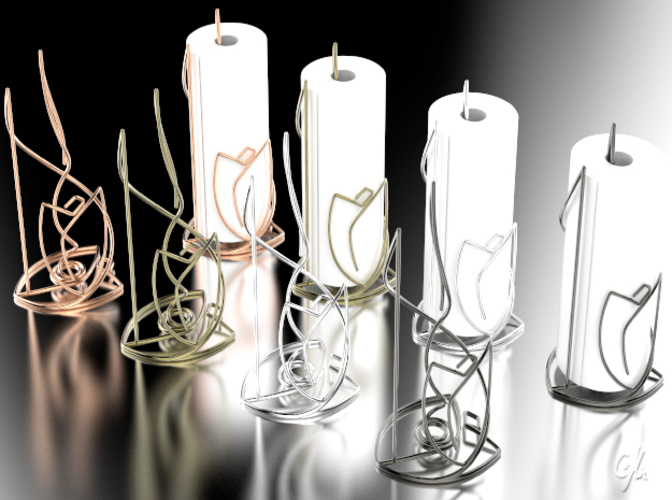 SG Tulip #3 Paper Towel Holder