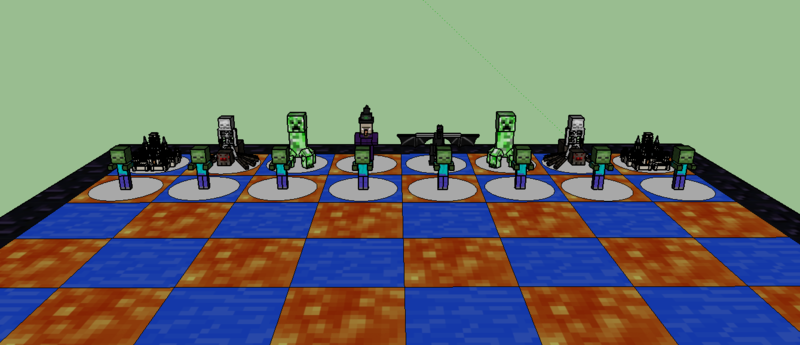 minecraft chess good vs. evil - Pinshape