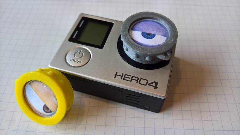 GoPro Minions style lens protector