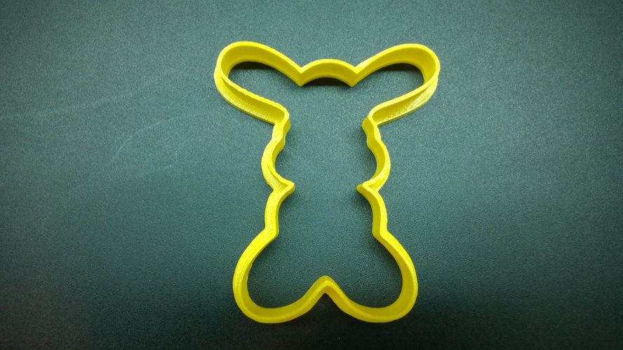 Bunny Cookie Cutter 3D Print 79774