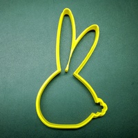 Small Bunny Cookie Cutter 3D Printing 79783