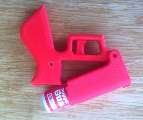 Pepper Spray Gun V2 3D Print 79831