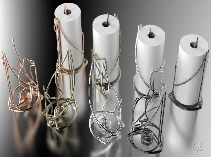 SG Tulip #4 Paper Towel Holder