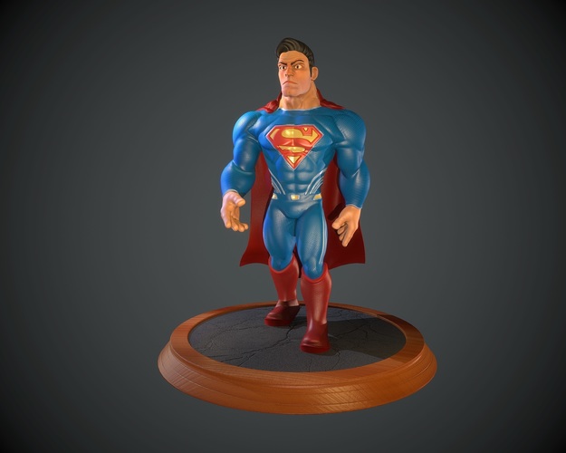 Stylized Superman 3D Print 79956