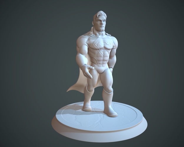Stylized Superman 3D Print 79966