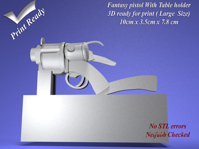 fantasy pistol 3D printable 3D Print 79994