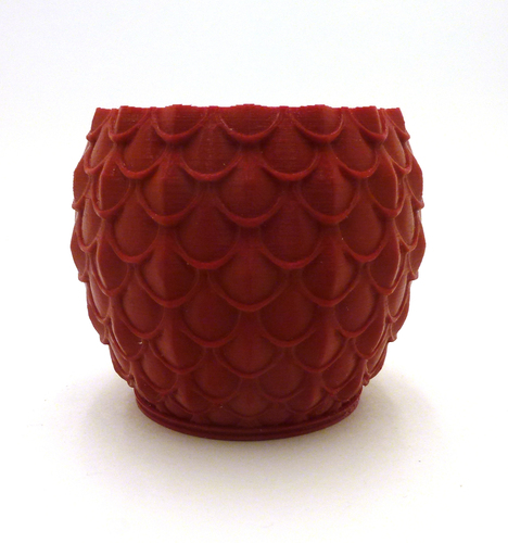Dragon Scale Test Vase 3D Print 80103