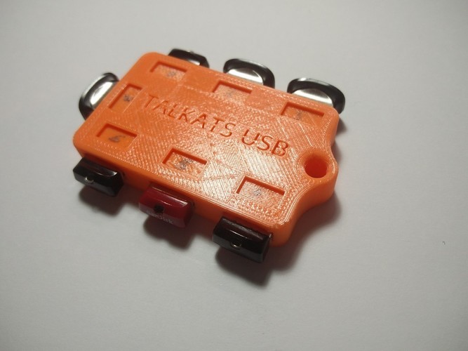 7 usb hub for sandisk fit and ultra 3D Print 80132