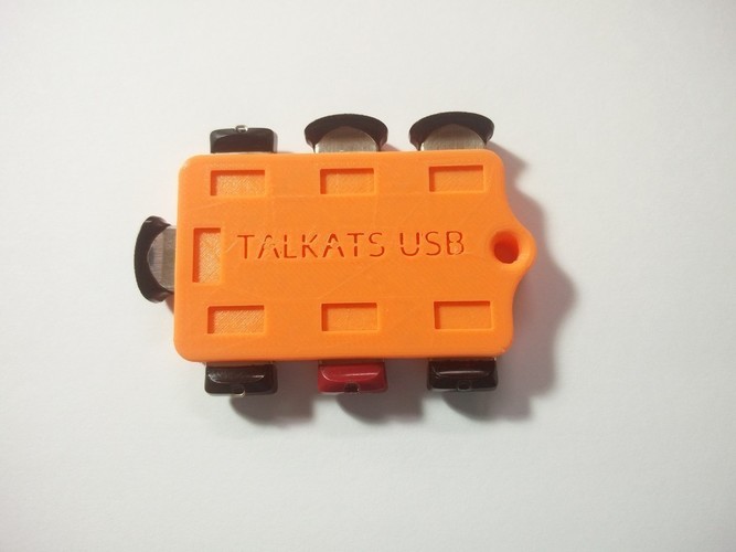 7 usb hub for sandisk fit and ultra 3D Print 80135