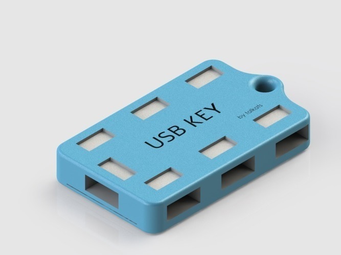 7 usb hub for sandisk fit and ultra 3D Print 80137