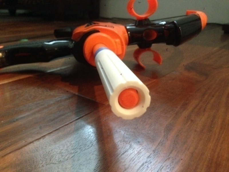 Nerf Elite dart adapter for Nerf Bow