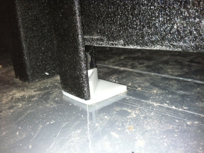 Integrated slider pad for Gorilla Rack