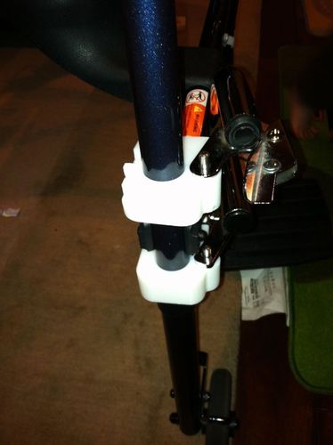 Wheelchair footrest adapter for walker 3D Print 80272