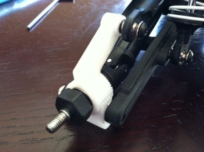 Replacement rear hub for Traxxas Rustler VXL 3D Print 80276