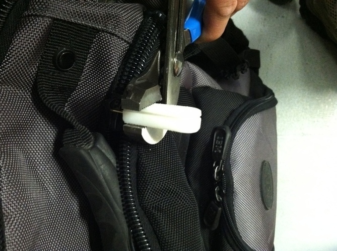 Replacement backpack zipper tab 3D Print 80291