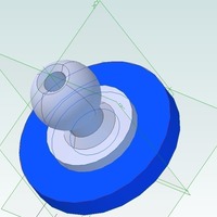 Small StefanHH's ball socket with socket replaced by base 3D Printing 80292