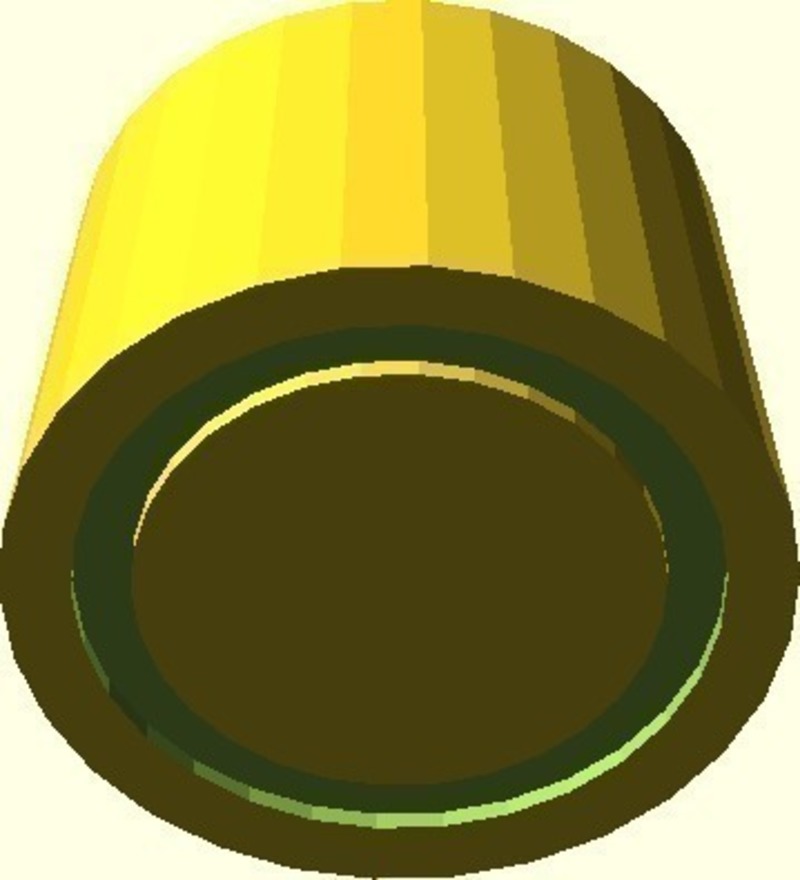 Parametric set top box foot pedestal