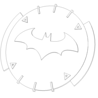 Palmiga Caresto Arkham Car steering wheel cap - Keychain token - Thumbnail 2