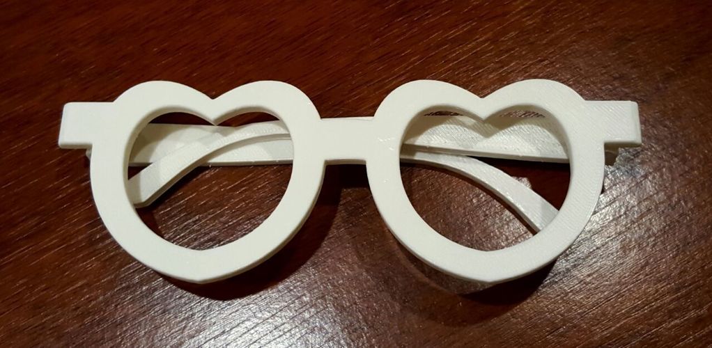 Heart Glasses 3D Print 80351