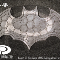 Palmiga Bat-logo Barrette / Sew on Logo - Thumbnail 1