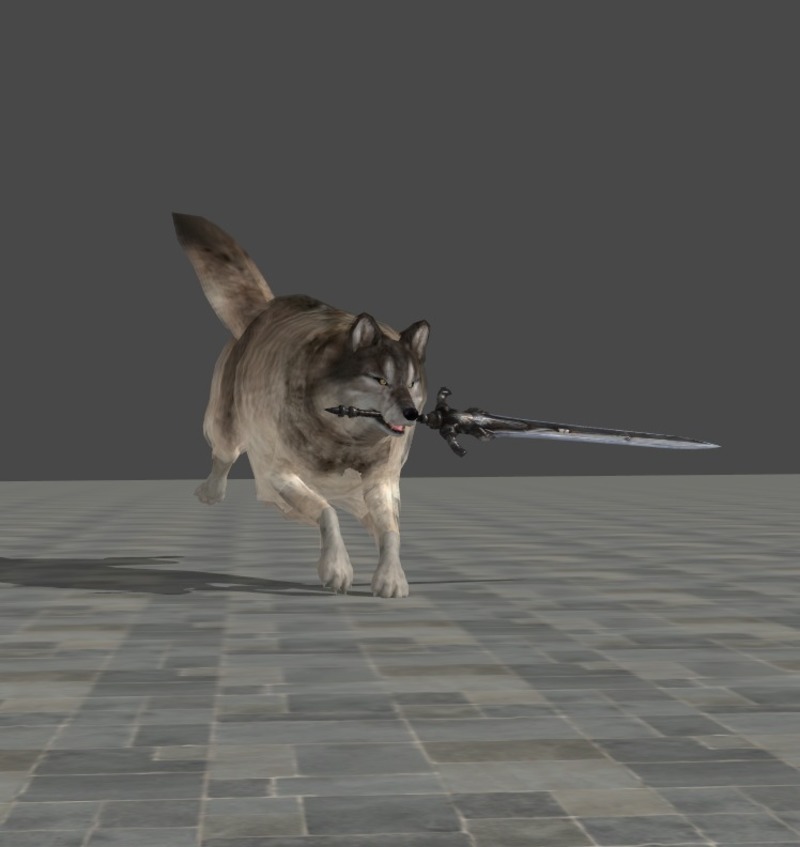 Sif, the Great Grey Wolf - Dark souls