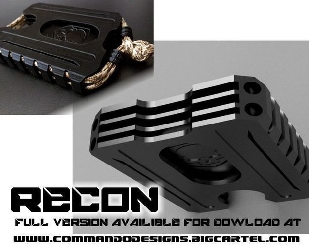 RECON Lite Hardcase Wallet + Cardholder 3D Print 80505