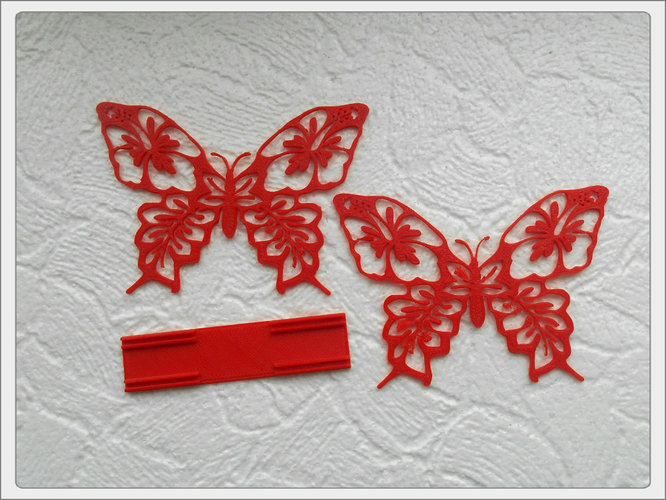 Stand for napkins "butterfly" 3D Print 80569