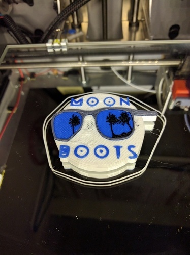 Moon Boots Magnet 3D Print 80649
