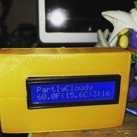 Small Case for Raspberry Pi 2 / B+ 1602 LCD 3D Printing 80790