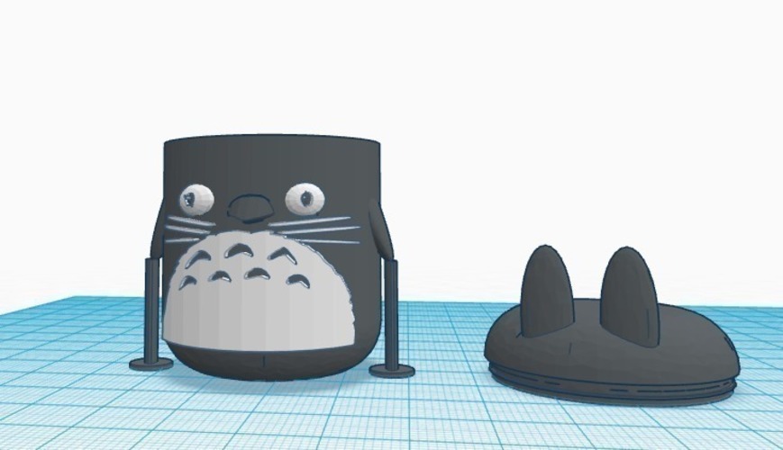 Totoro Egg Pod 3D Print 80800